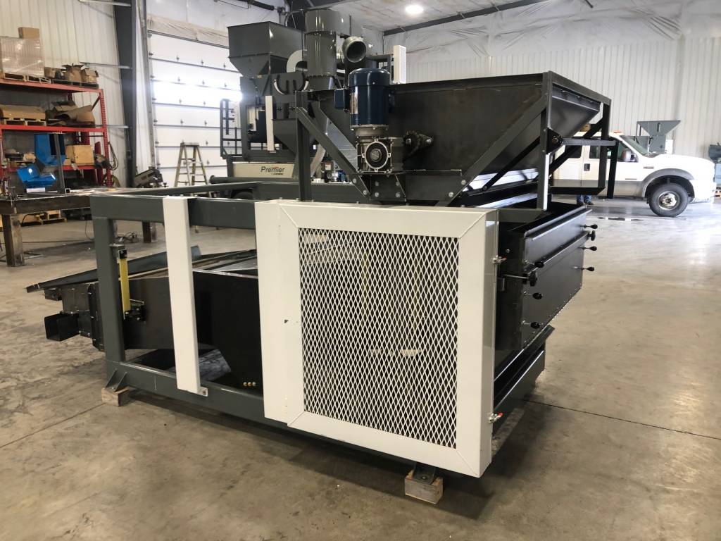 All Screen machine Food Grade with agitating hopper.