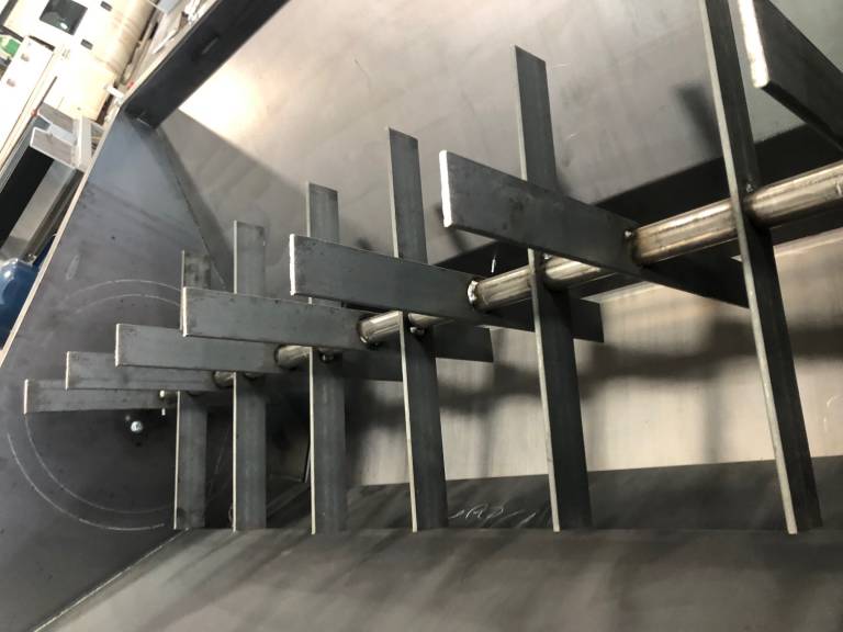 All Screen machine Food Grade with agitating hopper.